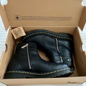 Dr. Marten 2976 WOMEN'S DOUBLE ZIP LEATHER CHELSEA BOOTS